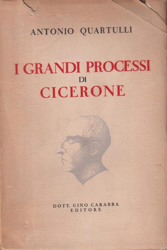 I grandi processi di Cicerone - copertina