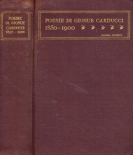 Poesie di Giosue Carducci - copertina