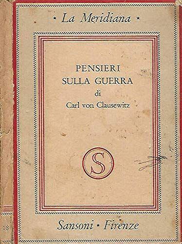 Pensieri sulla guerra - copertina