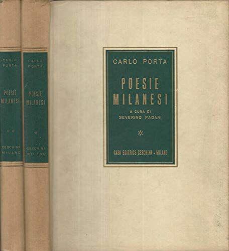 Poesie milanesi - copertina