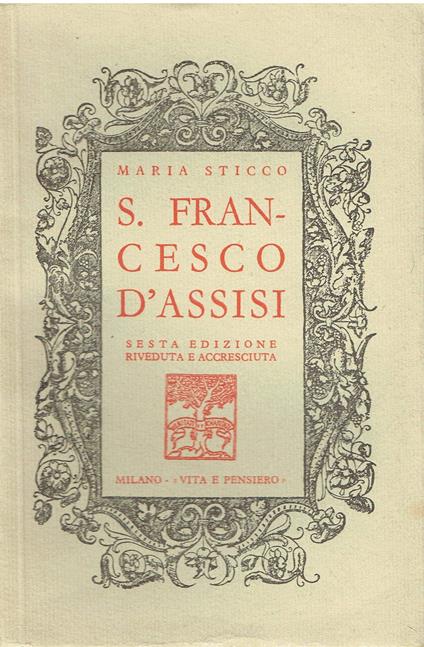 San Francesco d'Assisi 1226 - 1926 - copertina