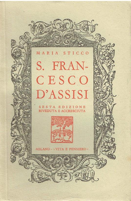 San Francesco d'Assisi 1226 - 1926 - copertina