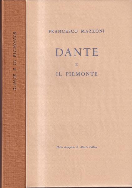 Dante e il Piemonte - copertina