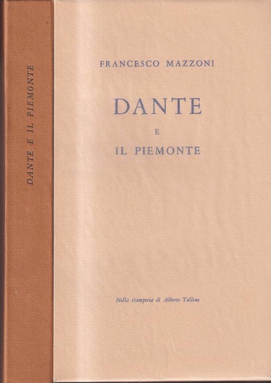 Dante e il Piemonte - copertina