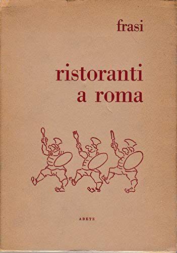 Ristoranti a Roma (stampa 1980) - copertina
