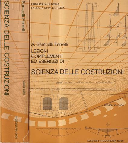 Lezioni complementi ed esercizi di scienza delle costruzioni (edizione 1983) - copertina