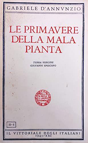 Le primavere della mala pianta - copertina