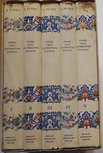 F. Flora: Storia della Letteratura Italiana COFANETTO 5 VOL. Mondadori 1961 A98
