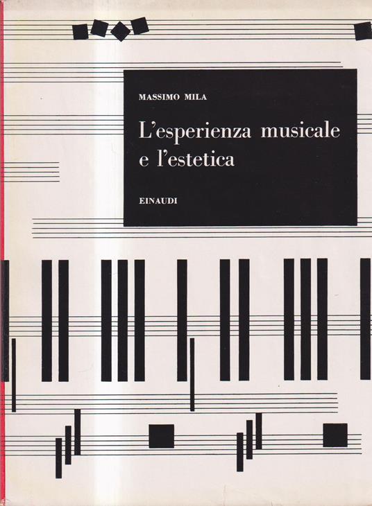 L' ESPERIENZA MUSICALE E L' ESTETICA - copertina