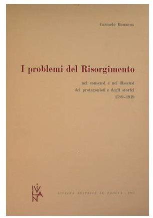 I problemi del Risorgimento - copertina