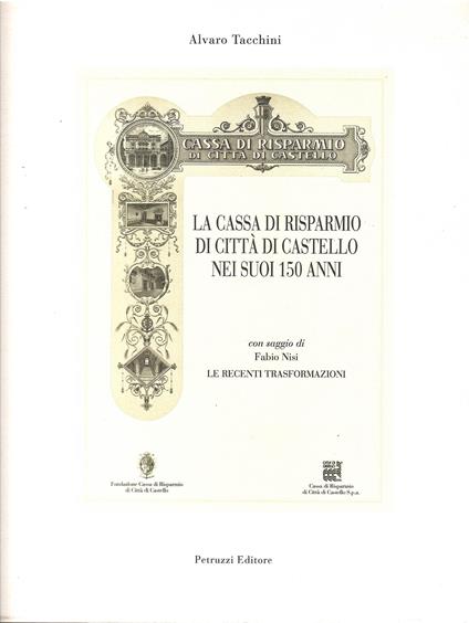 LA CASSA DI RISPARMIO DI CITTA' DI CASTELLO NEI SUOI 50 ANNI - copertina
