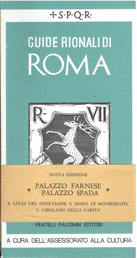 Guide rionali di Roma. Rione VII- Regola - copertina