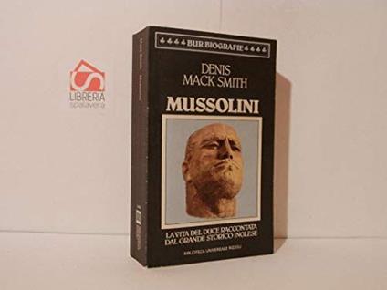 MUSSOLINI,SMITH DENIS MACK - copertina