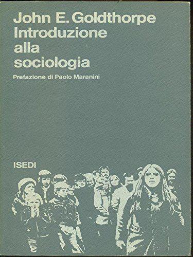 Introduzione alla sociologia - copertina
