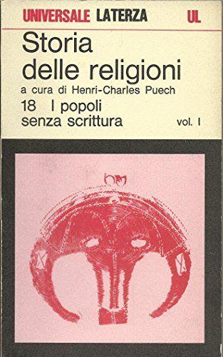 Storia Delle Religioni Popoli Senza Scrittura - copertina