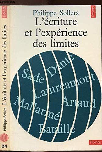 L' ECRITURE ET L' EXPERIENCE DES LIMITES - COLLECTION POINTS LITTERATURE N°24 - copertina