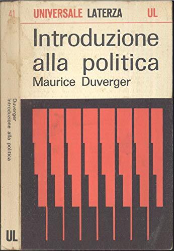 Introduzione alla politica - Maurice Duverger - copertina
