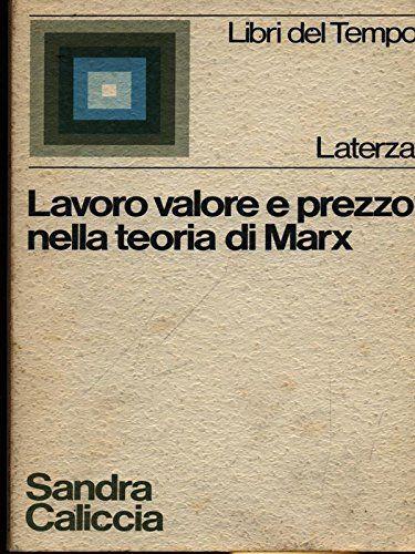 Lavoro valore e prezzo nella teoria di Marx - copertina