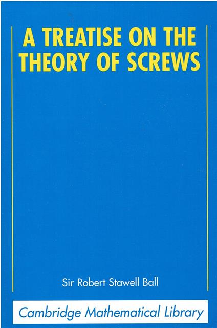 A Treatise on the Theory of Screws - copertina