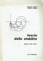 Teoria della stabilità - appunti dalle lezioni