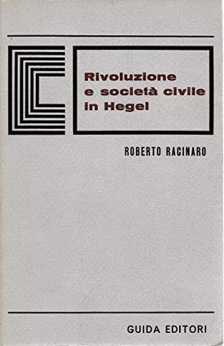 Rivoluzione e società civile in Hegel - copertina
