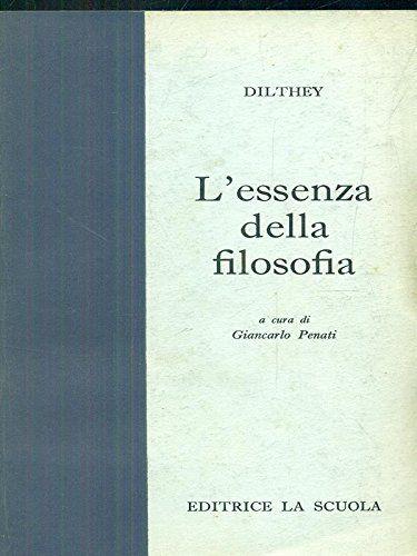 L' essenza della filosofia - copertina