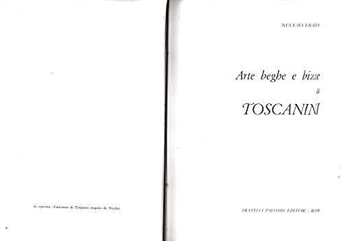 Arte, beghe e bizze di Toscanini - copertina