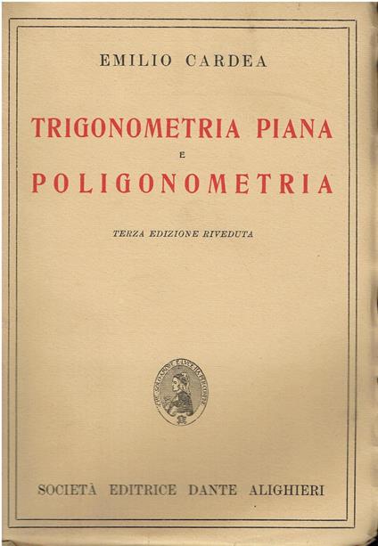 Trigonometria piana e poligonometria - copertina