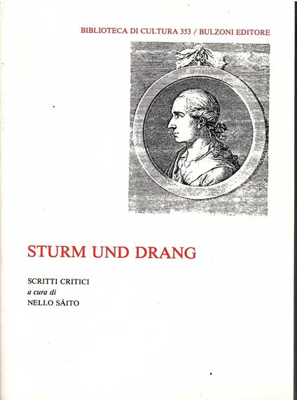 Sturm und Drang. Scritti critici - Nello Sàito - copertina