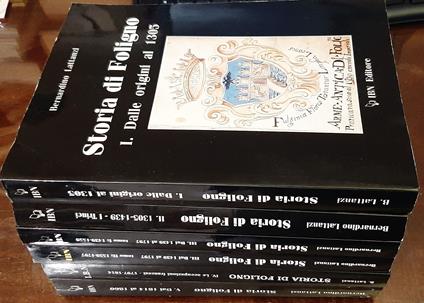 Storia di Foligno. 6 volumi - Bernardino Lattanzi - copertina
