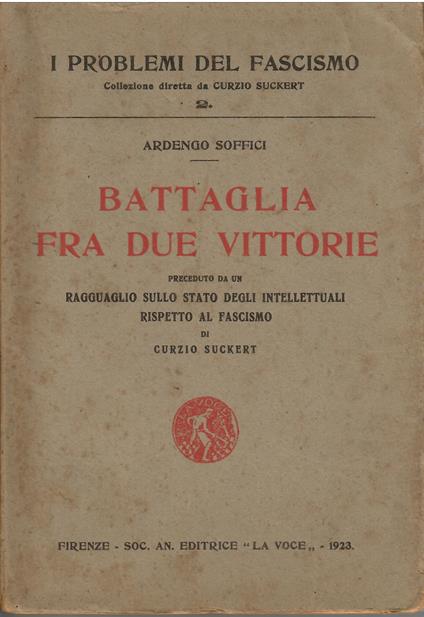 Battaglia fra le due guerre - Ardengo Soffici - copertina