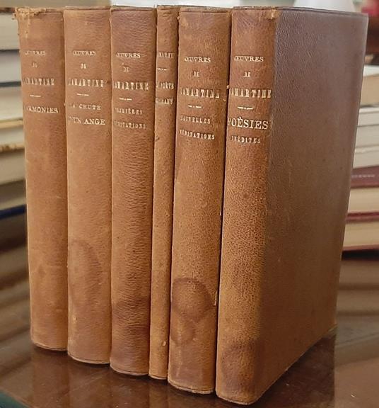 Oeuvres de Lamartine. 6 tomes - Alphonse de Lamartine - copertina