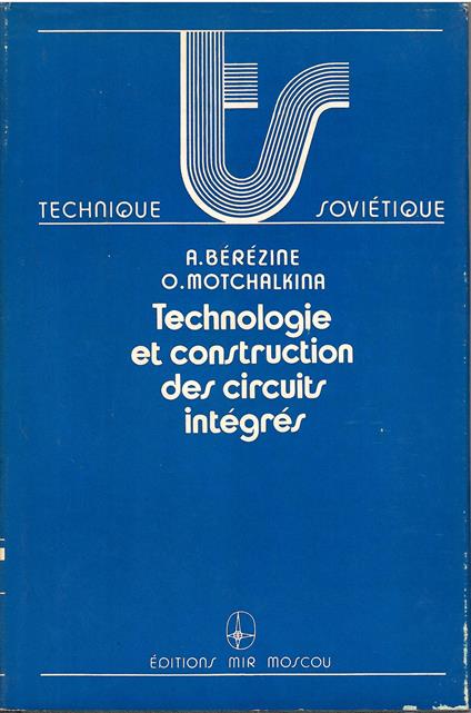 Technologie et construction des circuits intégrés - copertina