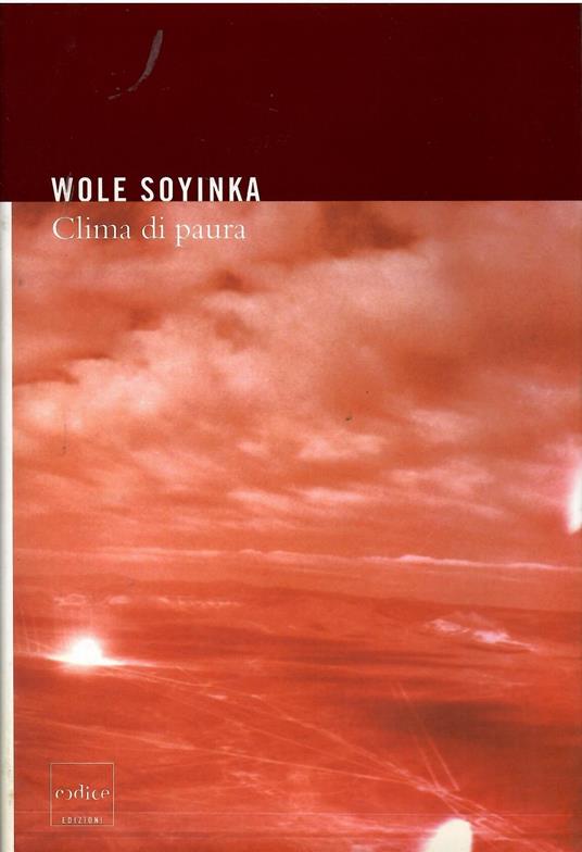 Clima di paura - Wole Soyinka - copertina