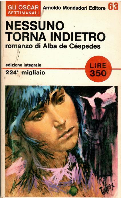 Nessuna torna indietro - Alba de Céspedes - copertina