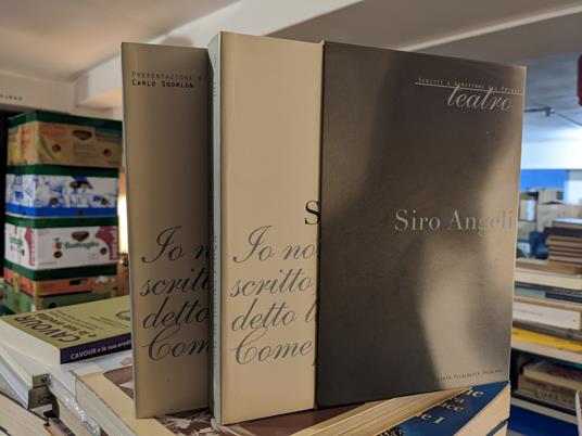 Teatro 1937-1941 2 volumi - Siro Angeli - copertina