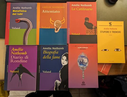 7 libri di Amélie Nothomb - Amélie Nothomb - copertina