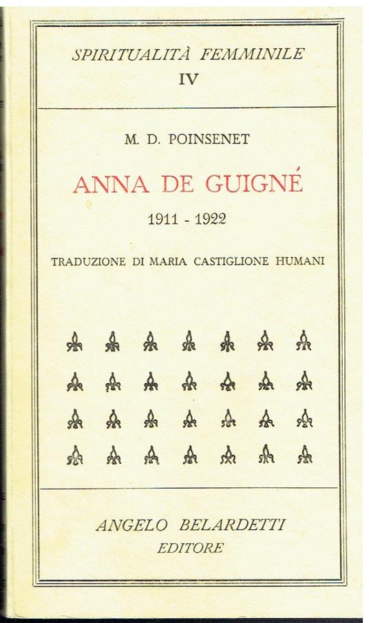 Anna De Guignè 1911-1922 - copertina