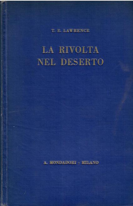 La rivolta nel deserto - T. E. Lawrence - copertina