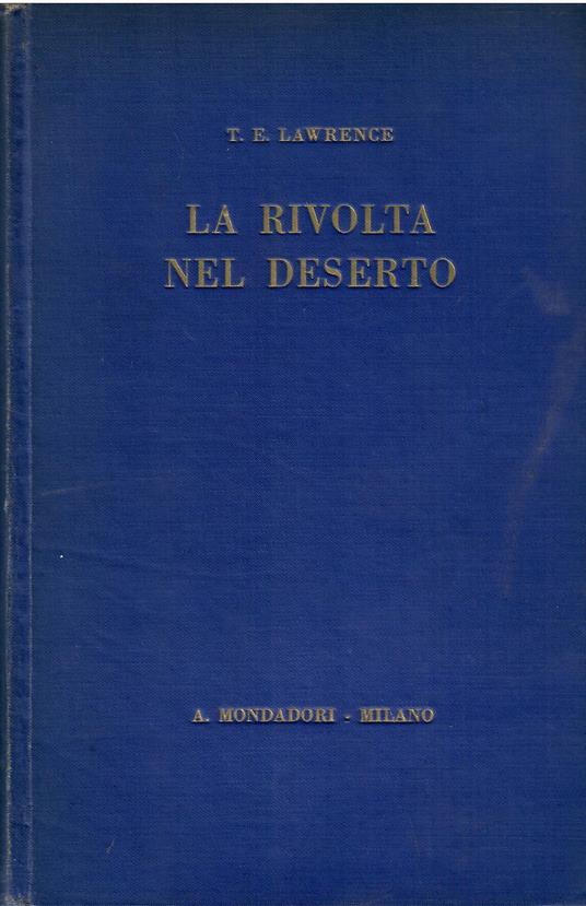 La rivolta nel deserto - T. E. Lawrence - copertina