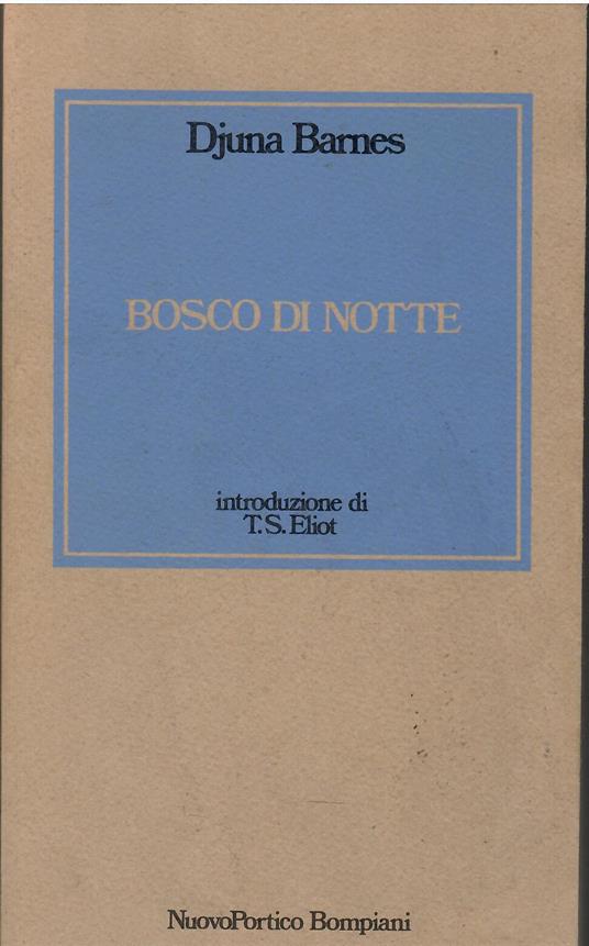 Bosco di notte - Djuna Barnes - copertina
