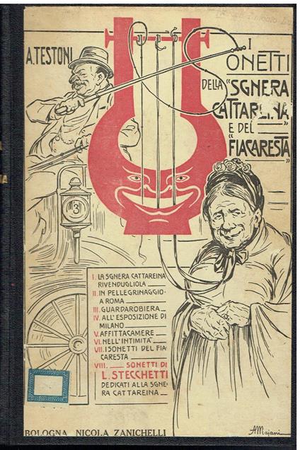 La Sgnera Cattareina e él fiacaresta. Con sonetti alla Sgnera Cattareina di Lorenzo Stecchetti - Alfredo Testoni - copertina