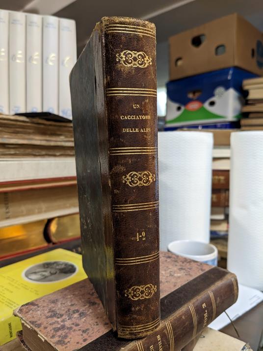 Giulio ossia un cacciatore delle Alpi nel 1859. Racconto storico - volumi 1 e 2 - Antonio Bresciani - copertina