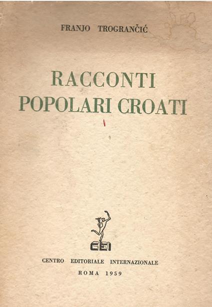 Racconti popolari croati - copertina