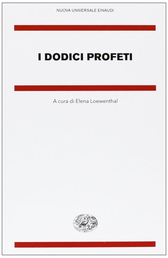 I dodici profeti - Elena Loewenthal - copertina