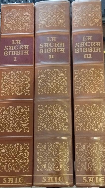 LA SACRA BIBBIA Illustrata con i capolavori d'arte - copertina