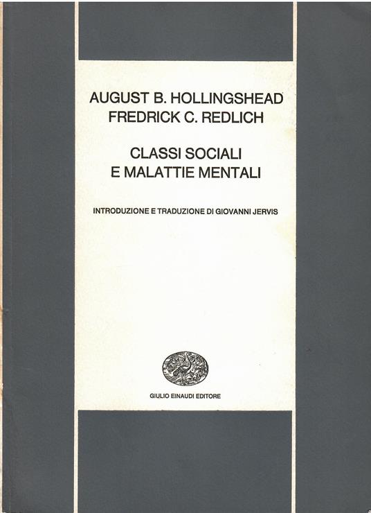 Classi sociali e malattie mentali - copertina