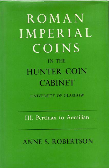 Roman Imperial Coins in the Hunter Coin Cabinet - copertina