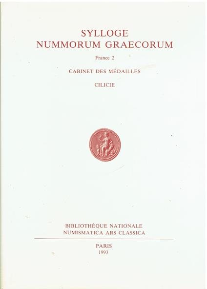 Sylloge Nummorum Graecorum: France 2: Cabinet des Medailles: Cilicie - copertina