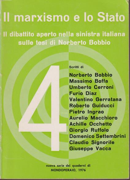 Il marxismo e lo Stato - copertina